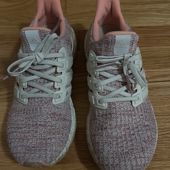 Adidas UltraBoost Women's Knit Pink Sneakers - Picture 1 of 1